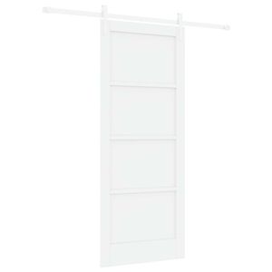 vidaXL Porta Deslizante ORKDAL Branco 83 x 202 cm