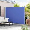 vidaXL Toldo lateral retr&aacute;til para p&aacute;tio 220x300 cm azul