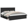 vidaXL Estrutura da Cama Preto 180 x 200 cm Madeira de Pinheiro S&oacute;lida