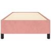 vidaXL Estrutura de cama 80x200 cm veludo rosa