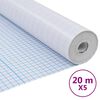 vidaXL Películas para janela fosco PVC design às riscas