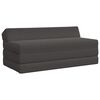 vidaXL Sof&aacute; Cama Dobr&aacute;vel Cinzento-Escuro 120 x 60 x 49 cm Tecido