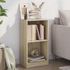 vidaXL Estante 40x24x75 cm contraplacado cor carvalho sonoma