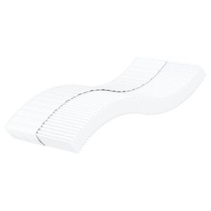 vidaXL Colch&atilde;o de espuma 80x200 cm dureza H2 H3 branco