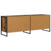 vidaXL Gabinete para TV Carvalho Fum&ecirc; 140 x 36 x 49.5 cm