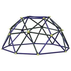 vidaXL C&uacute;pula de Escalada para Crian&ccedil;as Azul 6FT sem deslizamento A&ccedil;o