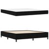 vidaXL Cama Box Preto 180 x 200 cm tecido