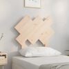 vidaXL Cabeceira de cama 72,5x3x81 cm pinho maci&ccedil;o