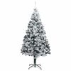 vidaXL &Aacute;rvore de Natal Artificial Branco 180 cm PVC, A&ccedil;o e Pl&aacute;stico