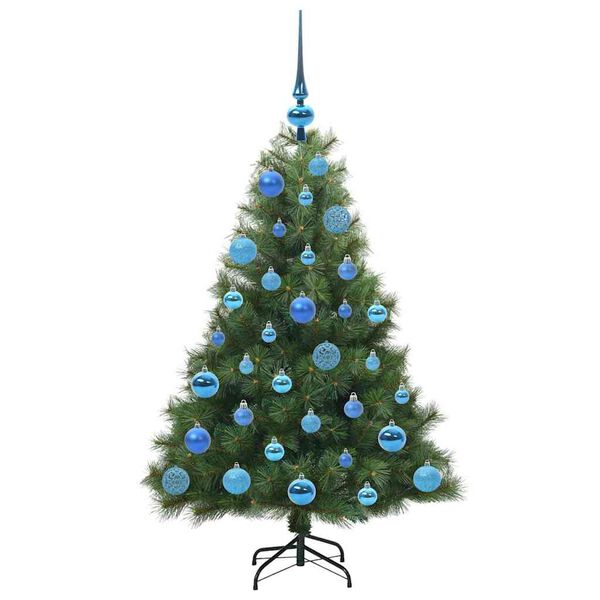 vidaXL &Aacute;rvore de Natal Artificial com 150 LEDs Verde 120 cm PE e PVC