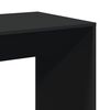 vidaXL Mesa de bar 51x50x103,5 cm derivados de madeira preto