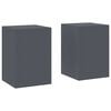 vidaXL Suporte para Plantas 2 unid. Antracite 24 x 24 x 35 cm