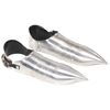 vidaXL Sapatos de ferro cavaleiro medieval r&eacute;plica LARP a&ccedil;o prateado