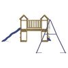 vidaXL Conjunto de brincar para exterior madeira de pinho impregnada