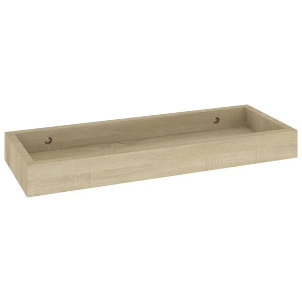 vidaXL Prateleiras parede Loggia 4 pcs 40x15x4cm MDF cor carvalho