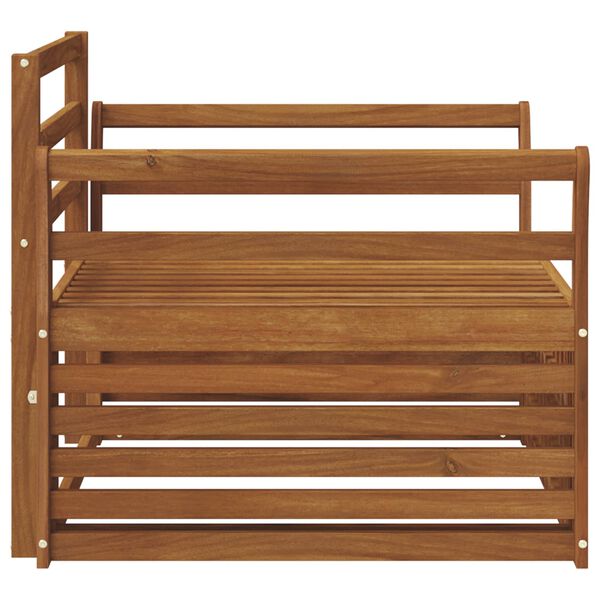 vidaXL 2 Pe&ccedil;a Sof&aacute; com Bra&ccedil;os Natural