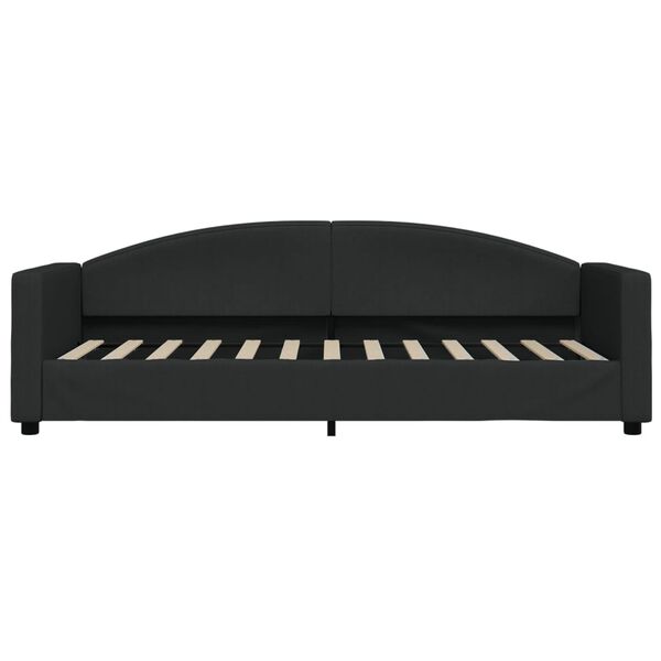 vidaXL Sof&aacute;-cama 80x200 cm tecido preto