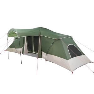 vidaXL Barraca Familiar 6 pessoa Verde e Cinza