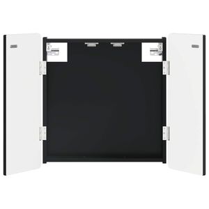 vidaXL Arm&aacute;rio para Dartboard ZWOLLE Preto 52,5 x 10,5 x 57,5 cm