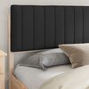 vidaXL Estrutura de Cama com Cabeceira Estofada Preto 200 x 200 cm
