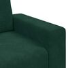 vidaXL Poltrona 100x77x82 cm veludo verde-escuro