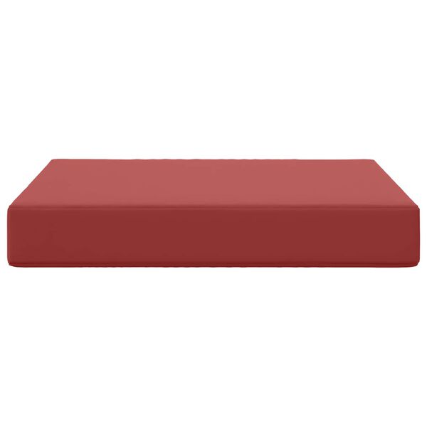 vidaXL Almofada para Sof&aacute; Externo vermelho tinto 60 x 60 x 8 cm