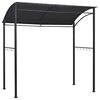 vidaXL Gazebo de churrasco 215x150x220 cm a&ccedil;o antracite
