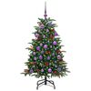 vidaXL &Aacute;rvore de Natal Artificial Verde 120 cm PVC, Metal e Pl&aacute;stico