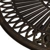 vidaXL Mesa de jardim 62x62x65 cm alumínio fundido bronze
