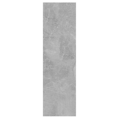 vidaXL Estante de parede 75x16x55 cm contraplacado cinzento cimento