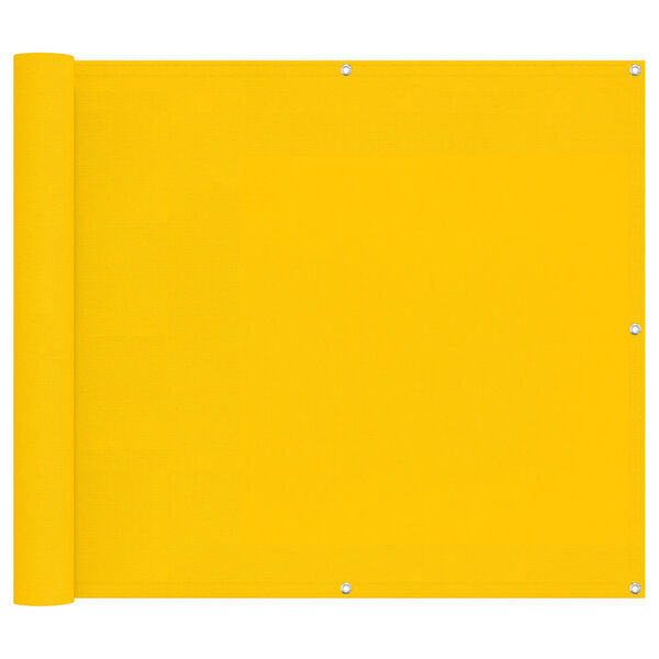 vidaXL Tela de Varanda Amarelo 90 x 200 cm