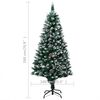 vidaXL &Aacute;rvore Natal artificial com LEDs e bolas e pinhas 180 cm
