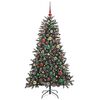 vidaXL &Aacute;rvore de Natal Artificial Verde 150 cm PVC, Pl&aacute;stico e A&ccedil;o