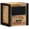 vidaXL Mesa de cabeceira 40x35x40 cm madeira maci&ccedil;a manga &aacute;spera