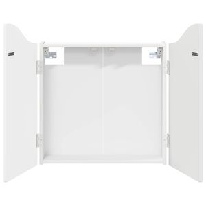 vidaXL Arm&aacute;rio para Dartboard Branco 56 x 12 x 63 cm