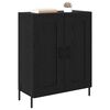 vidaXL Buffet Carvalho Preto 69,5 x 34 x 90 cm