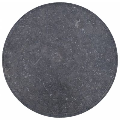 vidaXL Tampo de mesa Ø60x2,5 cm mármore cinzento