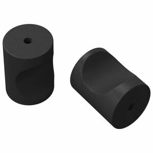 vidaXL Ma&ccedil;anetas de Arm&aacute;rio 2 unid. Preto M4 x 12 mm Ferro