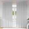 vidaXL Cortinas Blackout com Argolas 2 pcs Cinza Claro 225 x 140 cm