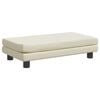 vidaXL Cama para cães com extensão 100x50x30 cm couro artificial creme