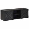 vidaXL Gabinete para TV com prateleira Preto 105 x 30 x 35 cm