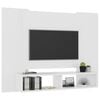 vidaXL Arm&aacute;rio de parede para TV 120x23,5x90 cm deriv. madeira branco