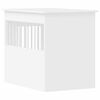 vidaXL Móvel casota para cão 55x80x68 cm derivados de madeira branco