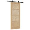 vidaXL Porta Deslizante ORKDAL Natural 86 x 211 cm