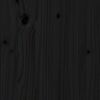 vidaXL Banco de corredor 110x40x60 cm madeira de pinho maci&ccedil;a preto