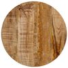 vidaXL Mesa de centro 35x35x45 cm madeira de mangueira maci&ccedil;a e ferro