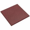 vidaXL Azulejos de Prote&ccedil;&atilde;o contra Quedas 18 unid. Vermelho 50 x 50 cm
