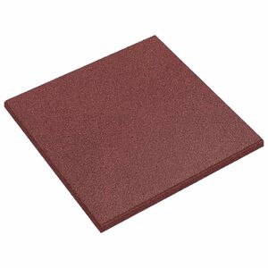 vidaXL Azulejos de Prote&ccedil;&atilde;o contra Quedas 18 unid. Vermelho 50 x 50 cm