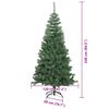 vidaXL &Aacute;rvore de Natal com 300 LEDs com suporte Verde 240 cm PVC