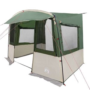 vidaXL Tenda de porta-malas para Caravana Verde 352 x 250 x 240 cm